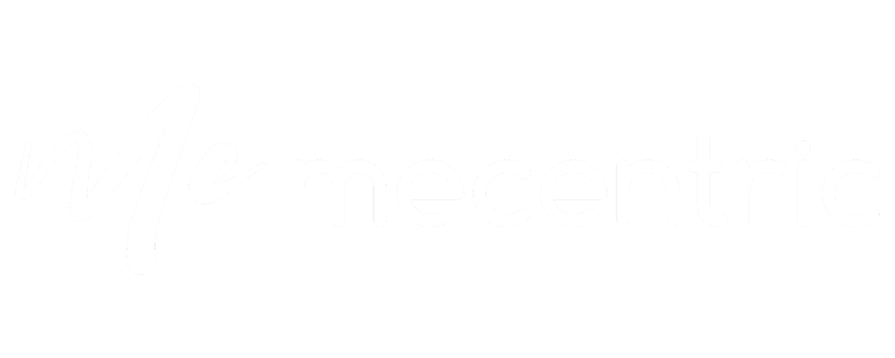 MeCentric white logo